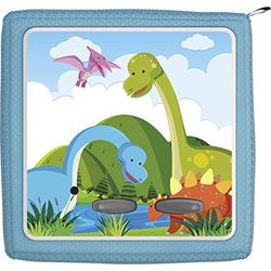 TheSmartGuard, pellicola protettiva adatta per Toniebox, pellicola adesiva | Dinosauri in colori vivaci.