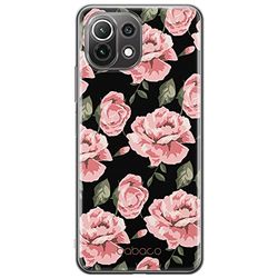 ERT GROUP mobiltelefonfodral för Xiaomi 11 LITE 4G/5G originalt och officiellt licensierat Babaco mönster Flowers 013, fodral tillverkad av TPU-plast