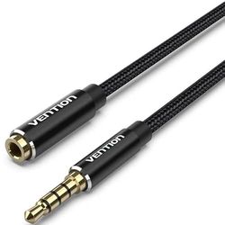 Cable de audio - cable estéreo jack 3.5 mm macho a jack 3.5 mm hembra, longitud de 10 m, color negro, flexible y resistente.*