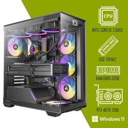 Next Spike 29, PC Desktop Gaming, Intel Core i5 13400F, Ram 32GB DDR5, 1TB SSD Nvme, NVIDIA GeForce RTX 4070 Super, 2.5GbE LAN, Windows 11