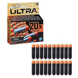 Nerf Ultra One 20-Dart Refill Pack, the Furthest Flying Nerf Darts Ever, Compatible Only with Nerf Ultra One Blasters, Black, 4.4 x 15.2 x 17.5 cm, E6600EU6