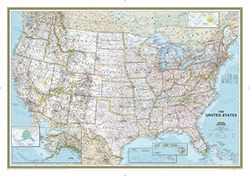 United States Classic, Laminated: Wall Maps U.S.