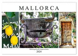 Mallorca - Mallorquinische Impressionen (Wandkalender 2024 DIN A2 quer), CALVENDO Monatskalender: Stimmungsvolle Bilder aus dem Nordwesten der wunderschönen Balearen Insel.