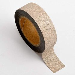 Italian Options Rose Gold Glitter Washi Adhesive Tape (15mm x 10 Metre)