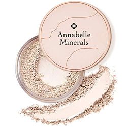 Annabelle Minerals - Radiant Mineral Foundation with SPF - Skin Care with Natural Ingredients - Healthy Glow - Satin Finish & Natural Makeup Look - Sun Protection 20 SPF - Vegan - Golden Fair 10g