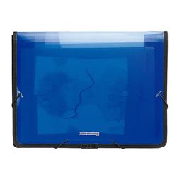 Plus Office File Folder Model PP Plus A4+ Rubbers Blue RIBETE