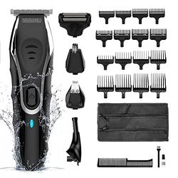 Wahl Aqua Blade Multigroomer 10 in 1, regalo per la festa del papà, accessorio per sopracciglia, regolabarba, regolabarba da uomo, per barba da uomo, rasatura del corpo, cura del viso, completamente