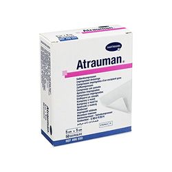 Hartmann 99XX0120 Atrauman Dressing, 5cm x 5cm, Pack of 50
