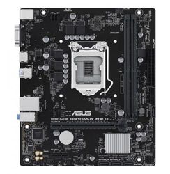 ASUS PRIME H510M-R R2.0-SI - Intel H510 LGA 1200 micro ATX moderkort (PCIe 4.0, HDMI, VGA, USB 3.2 Gen 1 Type-A, SATA 6 Gb/s, Armoury Crate, 5X Protection III)