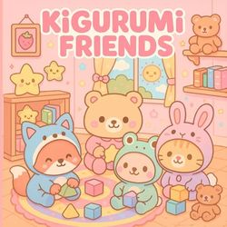 Kigurimi Friends: Amusement à colorier avec d'adorables animaux!