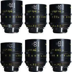 DZOFILM Cine Lens Vespid Prime 6-Lens Kit (25/35/50/75/100/125 T2.1)