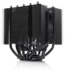 Noctua NH-D12L chromax.black, Low-Height Dual-Tower CPU Cooler (120mm, Black)