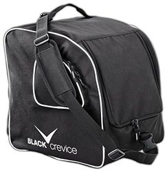 Black Crevice Unisex vuxna skidskoväska, svart med ryggsäcksfunktion, 47 x 42 x 30 cm
