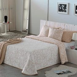 VIALMAN Lichte sprei Sofia 18 voor eenpersoonsbed 105 cm | Sprei 200 x 270 cm, beige
