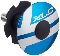 XLC Unisex – akcesoria dla dorosłych A-Head Plug AP-S01 Alu 1 1/8 cala, niebieskie, jeden rozmiar