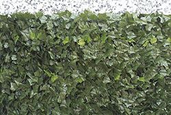 VERDELOOK Seto artificial Evergreen® Point 1,5x3 m, hoja de hiedra, decoración de jardín