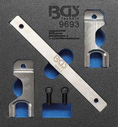 BGS 9693 | Bandeja para carro 1/6: Conjunto de ferramentas de ajuste do eixo compensador | para Mercedes-Benz OM651