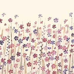 Simon Fairless" Summer Bloom Canvas Print, Polyester, Meerkleurig, 40 x 40 cm