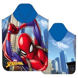 Dimasa - Poncho Asciugamano Spiderman 55x110 cm, Multicolore (NEW01226)