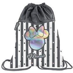 PASO BeUniq Minnie Silver, unisex barn sportväska, 46 x 37 cm, Material: Polyester, 46 x 37 cm