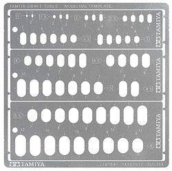 TAMIYA 74154 Modellformning rektangel. PE(3) 1–6 mm, modelltillverkning, tillbehör