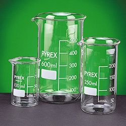 Scilabware 001112 - Vaso de cristal Pyrex (150 ml, 10 unidades)