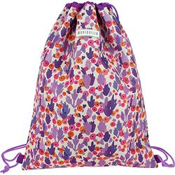 Grafoplás Sac Ficelle avec Poche extérieure zippée., Multicolore, Cactus