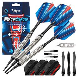 Viper by GLD Products Sidewinder 80% tungsténio ponta suave daros, serrilhado fino, 18 g, prata, 21-3225-18