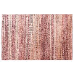 DKD Home Decor Tapis Rose Polyester (200 x 290 x 0,7 cm)