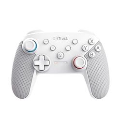 Trust GXT 1246W Muta Controller Nintendo Switch Wireless con Bluetooth, Vibrazione Dual Shock, Sensore di Movimento, Pulsante Turbo, 15h di Gioco, Gamepad per Nintendo Switch, Lite, OLED, Bianco