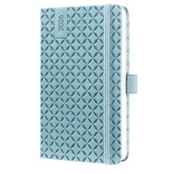 SIGEL J6112 Weekly planner Jolie 2026-1 year - approx. A6 - Sky Blue - 2 pages = 1 week - hardcover - 80 gsm - light blue - 174 p. - FSC-certified