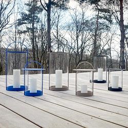 OYOY LIVING - Maki Lantern L - Optic Blue (L300488)