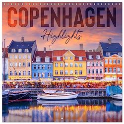 COPENHAGEN Highlights (Wall Calendar 2026 12" x 24" / 30 x 60 cm (open)) CALVENDO 12 Month Wall Calendar
