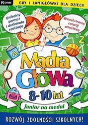 Madra Glowa 8-10 lat Junior na medal: Gry i lamiglówki dla dzieci