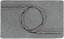 Alfombra de baño BOLIA 60x100 cm Gris