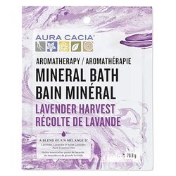 AURA CACIA Lavender Harvest Mineral Bath 6 x 71g