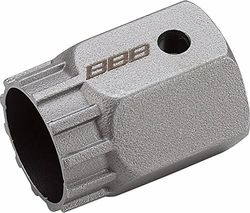 BBB Btl-106s, Lockplug Free Wheel-Anello di bloccaggio Cassetta per Biciclette Unisex, Argento, M