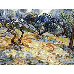 Artery8 Vincent Van Gogh olivträd XL jättepanelaffisch (8 sektioner)