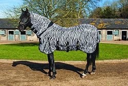William Hunter Equestrian Zebra Stripe Fly Rug - 5'9''
