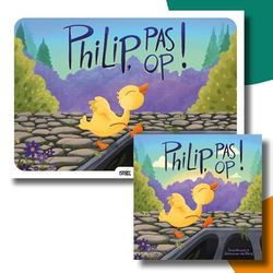 Philip, pas op! Kamishibai vertelplaten + boek: Kinderboekenweek 2025