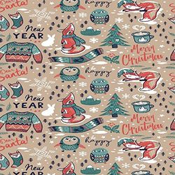 Homemania Tapis Imprimé Happy New Year - pour Les Enfants - Décoration de Maison - Antidérapants - pour Salon, Séjour, Chambre à Coucher - Multicolore en Polyester, Coton, 100 X 150cm