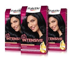 Schwarzkopf Palette Intense Cream Coloration Intensive Coloração de cabelo, pacote de 3