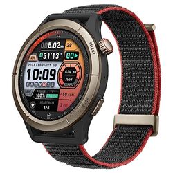 Amazfit Cheetah Pro Round Running Smart Watch con GPS dual-band, navigazione del percorso e mappe offline, modello di allenamento, cardiofrequenzimetro, Alexa, 14 giorni di durata della batteria