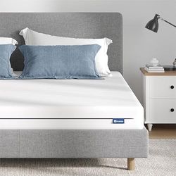 Avenco Matelas en Mousse 80x190, Epaisseur 12cm, Matelas en Mousse en Fibre de Bambou, Matelas Réversible Été/Hiver, Lavable, Degré de Fermeté H3 et H4, Excellent Confort et Respirable