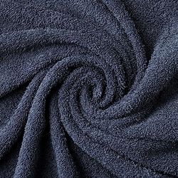 Todocama Set di 2 asciugamani, 100% cotone da 550 g/m², extra morbido, 5502, altamente assorbente e ad asciugatura rapida. (grigio scuro, 100 x 150 cm)