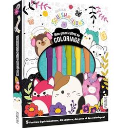 Original Squishmallows: Avec 5 feutres Squishmallows, 45 stickers, des jeux et des coloriages !