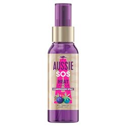 Aussie Spray protettivo dal calore per capelli, balsamo spray senza risciacquo, 100 ml, per capelli secchi e danneggiati, lacca vegana per la difesa dal calore