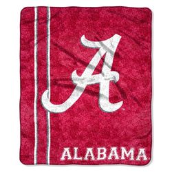 Northwest officiellt licensierade NCAA Alabama Crimson Tide jersey sherpa på sherpa filt, 50 tum x 60 tum