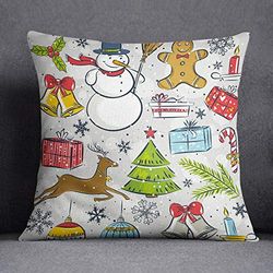 Questo Casa Funda de cojín Decorativa para decoración del hogar, sofá, café, tamaño 45 x 45 cm, diseñada y Fabricada en Turquía