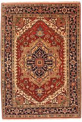 Serapi Design Afghan Serapi Rug, Wool, Beige, 275 x 183 x 1 cm